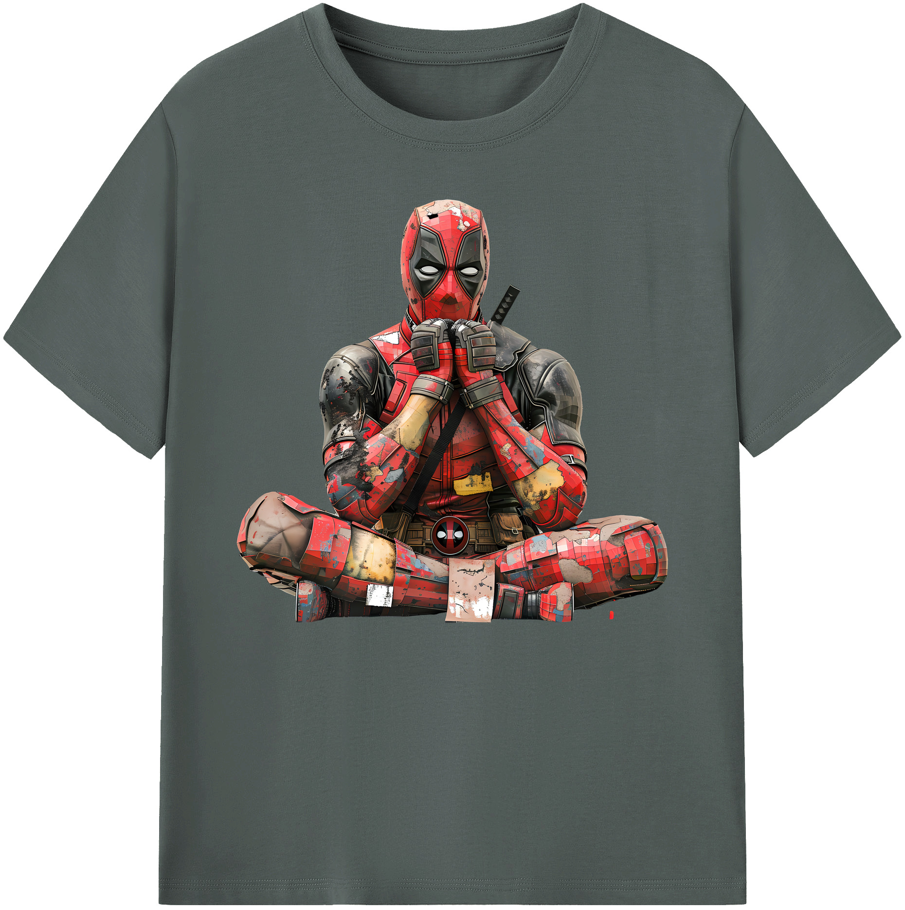 （画像用） Deadpool デッドプール 綿100％ メンズ半袖Tシャツ｜肌触りやわらか＆通気性
